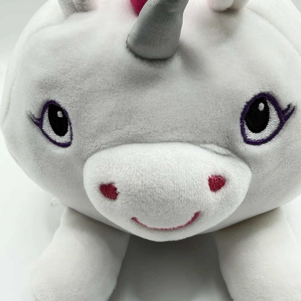 Animal Adventure White Unicorn Pegasus Stuffed‎ Animal 8 Inch
